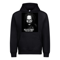 Black buju banton reggae Urban Hoodie - linhVisuals