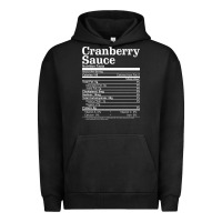 Pigment Black cranberry sauce nutrition facts funny thanksgiving christmas food nutr Urban Hoodie - linhVisuals