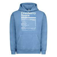 Pigment Pebble Blue cranberry sauce nutrition facts funny thanksgiving christmas food nutr Urban Hoodie - linhVisuals
