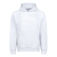 White cranberry sauce nutrition facts funny thanksgiving christmas food nutr Urban Hoodie - linhVisuals
