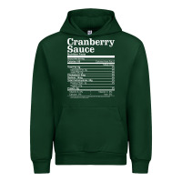 Forest Green cranberry sauce nutrition facts funny thanksgiving christmas food nutr Urban Hoodie - linhVisuals
