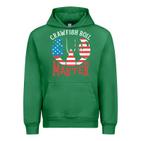 Emerald crawfish boil master american  flag us big red lobster design Urban Hoodie - linhVisuals
