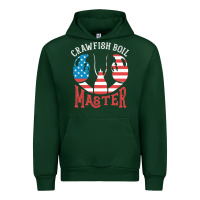 Forest Green crawfish boil master american  flag us big red lobster design Urban Hoodie - linhVisuals