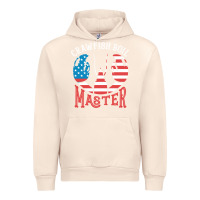 Sandshell crawfish boil master american  flag us big red lobster design Urban Hoodie - linhVisuals