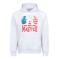 White crawfish boil master american  flag us big red lobster design Urban Hoodie - linhVisuals