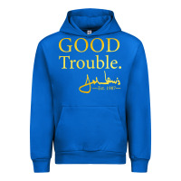 Cobalt good trouble john lewis signature Urban Hoodie - linhVisuals