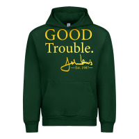 Forest Green good trouble john lewis signature Urban Hoodie - linhVisuals
