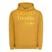 Pigment Peanut Butter good trouble john lewis signature Urban Hoodie - linhVisuals