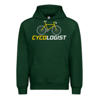 Forest Green cycologist funny cycling and bicycle sport design cycler humor gift bi Urban Hoodie - linhVisuals