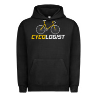 Pigment Black cycologist funny cycling and bicycle sport design cycler humor gift bi Urban Hoodie - linhVisuals