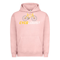 Pigment Salmon cycologist funny cycling and bicycle sport design cycler humor gift bi Urban Hoodie - linhVisuals