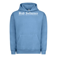 Pigment Pebble Blue bad influence funny Urban Hoodie - linhVisuals