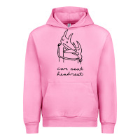Fuchsia Pink Car Seat Headrest Urban Hoodie - linhVisuals