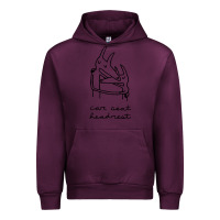 Mauve Wine Car Seat Headrest Urban Hoodie - linhVisuals