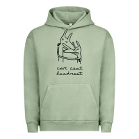 Pigment Oil Green Car Seat Headrest Urban Hoodie - linhVisuals