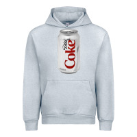 Heather Grey Diet Cola Coke Urban Hoodie - linhVisuals