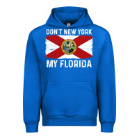 Cobalt don't new york my florida vintage flag funny saying gift Urban Hoodie - linhVisuals