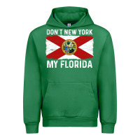 Emerald don't new york my florida vintage flag funny saying gift Urban Hoodie - linhVisuals