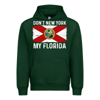 Forest Green don't new york my florida vintage flag funny saying gift Urban Hoodie - linhVisuals