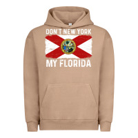 Pigment Burro don't new york my florida vintage flag funny saying gift Urban Hoodie - linhVisuals