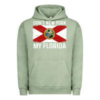 Pigment Oil Green don't new york my florida vintage flag funny saying gift Urban Hoodie - linhVisuals