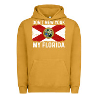 Pigment Peanut Butter don't new york my florida vintage flag funny saying gift Urban Hoodie - linhVisuals