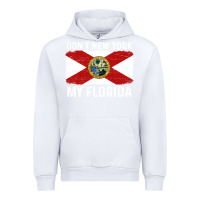 White don't new york my florida vintage flag funny saying gift Urban Hoodie - linhVisuals