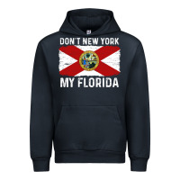 Navy don't new york my florida vintage flag funny saying gift Urban Hoodie - linhVisuals
