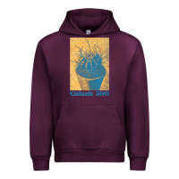 Mauve Wine galaxie 500 retro vintage look fan design Urban Hoodie - linhVisuals