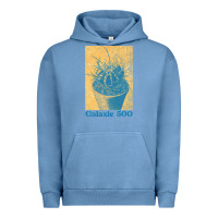 Pigment Pebble Blue galaxie 500 retro vintage look fan design Urban Hoodie - linhVisuals