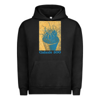 Pigment Black galaxie 500 retro vintage look fan design Urban Hoodie - linhVisuals