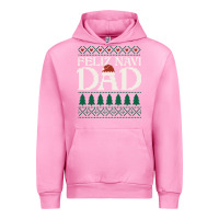 Fuchsia Pink feliz navi dad ugly christmas sweater funny spanish xmas pun gift for Urban Hoodie - linhVisuals