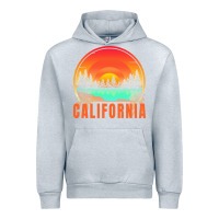 Heather Grey california t  shirt california sunset vintage trees scenery t  shirt Urban Hoodie - linhVisuals