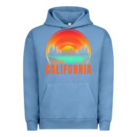 Pigment Pebble Blue california t  shirt california sunset vintage trees scenery t  shirt Urban Hoodie - linhVisuals