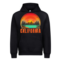 Black california t  shirt california sunset vintage trees scenery t  shirt Urban Hoodie - linhVisuals