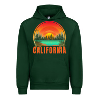 Forest Green california t  shirt california sunset vintage trees scenery t  shirt Urban Hoodie - linhVisuals