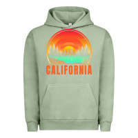 Pigment Oil Green california t  shirt california sunset vintage trees scenery t  shirt Urban Hoodie - linhVisuals