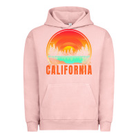 Pigment Salmon california t  shirt california sunset vintage trees scenery t  shirt Urban Hoodie - linhVisuals