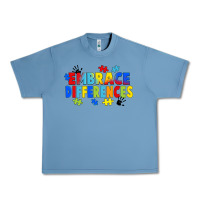 Pebble Blue Embrace differences Urban Heavy Tee - FaDigitalArtStudio