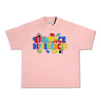Salmon Embrace differences Urban Heavy Tee - FaDigitalArtStudio