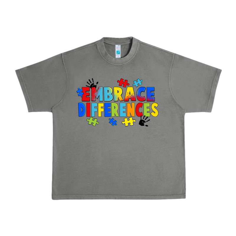 Embrace Differences Urban Heavy Tee by FaDigitalArtStudio | Teevron