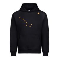 Black flag of alaska Urban Hoodie - linhVisuals