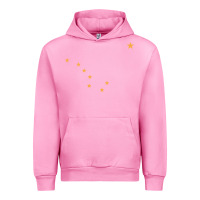 Fuchsia Pink flag of alaska Urban Hoodie - linhVisuals