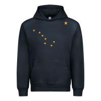 Navy flag of alaska Urban Hoodie - linhVisuals