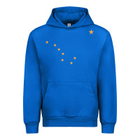 Cobalt flag of alaska Urban Hoodie - linhVisuals