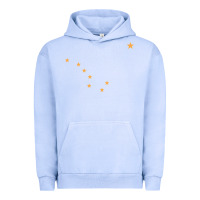 Pigment Grape Ice flag of alaska Urban Hoodie - linhVisuals