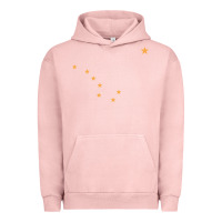 Pigment Salmon flag of alaska Urban Hoodie - linhVisuals