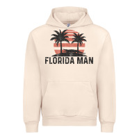 Sandshell florida man state funny meme vintage palm trees and sunset retro sun Urban Hoodie - linhVisuals