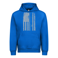 Cobalt fishing american flag vintage fishing rod patriotic 4ht of july gift f Urban Hoodie - linhVisuals