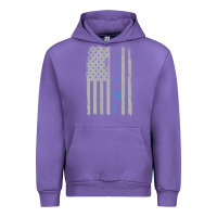 Tulip fishing american flag vintage fishing rod patriotic 4ht of july gift f Urban Hoodie - linhVisuals